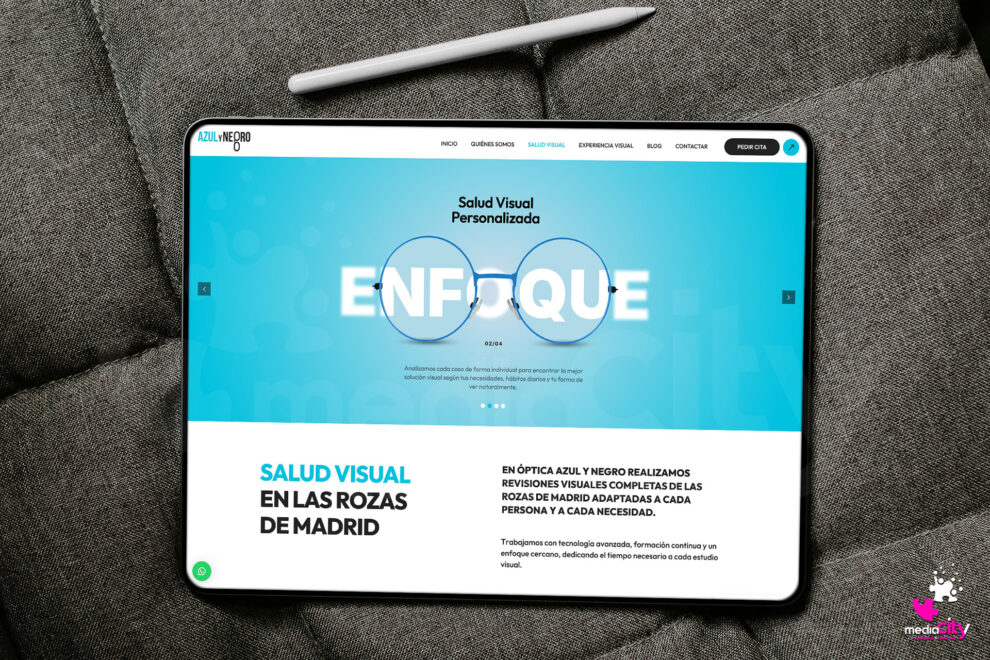 Óptica Azul y Negro